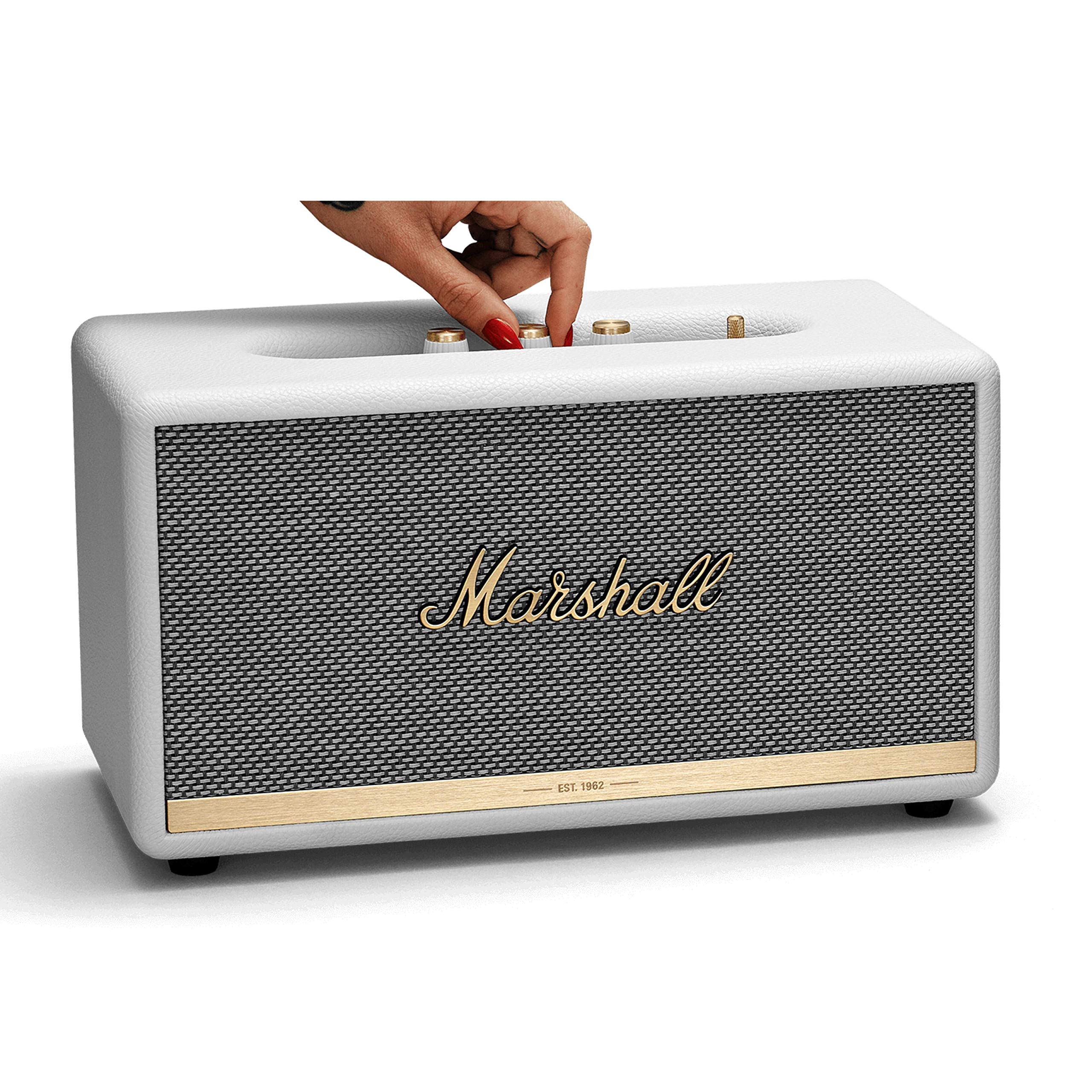 【5月中旬まで出品】マーシャルMarshall StanmoreIIホワイトBT Marshall Stanmore II Wireless Bluetooth Speaker - White (UK